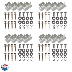 4 Sets of Solar Panel Mounting Z Brackets Lightweight Aluminum Corrosion-Free…