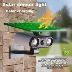 Solar Garden Light, with Induction Triggered Lighting Rainstorm Waterproof