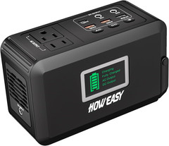 Portable Power Station120W(240W Peak), 24000Mah Camping Solar Generator, Portabl