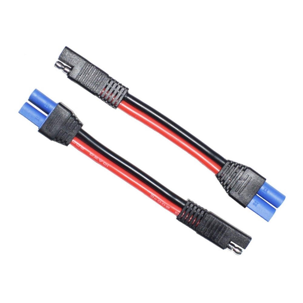 2pack Sae To Ec5 Male Plug Quick Connection Adapter Connector Suitable For Sol
