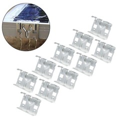 10 Pcs Solar Panel Drain Clips for Enhanced Performance and Efficiency