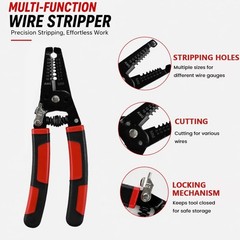 Solar MC4 Connector Crimping Tool Kit for Solar Panel Cable Assembly,14-10 AW…