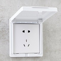 4 Pack of Waterproof Covers for 86 Type Sockets Lightweight and Practical