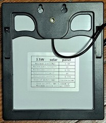 3.5W Miniature Solar Panel Power Source for Wireless Battery Outdoor Cameras