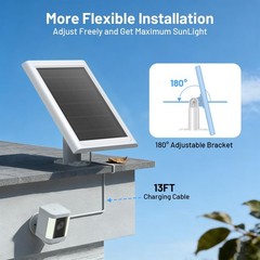 Solar Panel for Ring Camera, 1 Pack Solar Charger Compatible with Ring Stick …