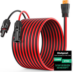 12Awg Xt60I Solar Cable 30FT, Solar to Xt60I Cable 3 10 15 20 25 40 50FT, Solar