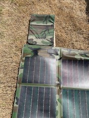 Powerenz 75W Foldable Solar Panel– Woodland Camo– Lightweight Military-Grade OEM