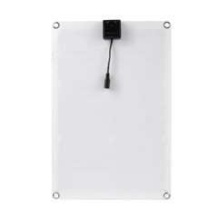 50W Solar Panel Kit 12V Mono Caravan Camping Outdoor Battery Dual USB Charging