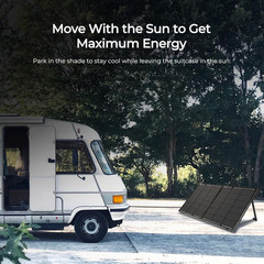 Renogy 100W Portable Solar Panel, 25% High Efficiency Solar Panel Kit with 20A C