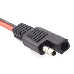 2 Pcs 18awg Sae Extension Cable 2pin Sae Quick Connector Disconnect Plug 10a Sol