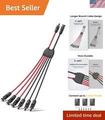 Solar Parallel Connectors for 2-3 Solar Panels, 2 to 6 Y Branch 10AWG Adapter…