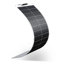 Flexible Solar Panel 100W 12V Monocrystalline Solar Cell Fiberglass White