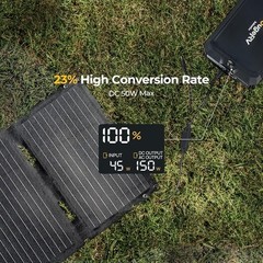 50W Foldable Solar Panel Portable Lightweight USB Charge Outdoor Travel