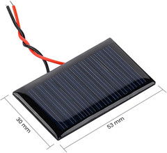 10Pcs 5V 30Ma Mini Solar Panels for Mini Solar Cells DIY Electric Toy Materials