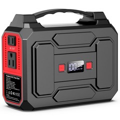 Portable Power Station Bank 146Wh 200W Peak(100W Rated), Solar Powered Power …