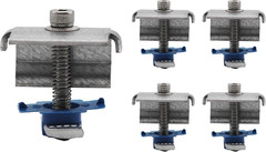 SPEC158-5PK Solar Panel End Clamps for 1-5/8 In. Steel Strut Channel, Solar Pane