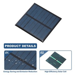 2pcs Mini 4V 0.6W 150mA Solar Panels for Photovoltaic Cells
