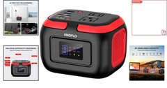 Compact 97.68Wh Solar Generator with Multiple Ports & Emergency Light