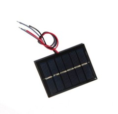 3V 0.3W solar panel, solar drip adhesive board, DIY solar panel with wire