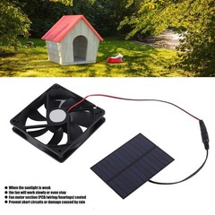 3W Waterproof Solar Panel Fan for Greenhouses & Chicken Coops – Superior Cooling