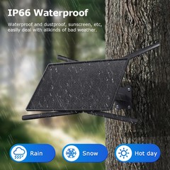 Solar 4G WiFi Router SIM Card Hotspot 20100mAh Battery Waterproof IP66 Outdoor