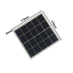 4W Solar Panel Portable Solar Charger EVA Lamination Short Circuit 6.5V