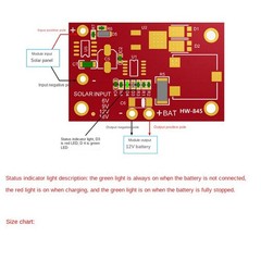 3S 3A 12V MPPT Solar PV Controller Module CN3767/CN3722 with LED Indicator6329