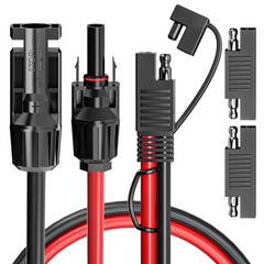 Goupchn Solar Panel Connectors to SAE Adapter Cable 10AWG Solar to SAE PV Extens