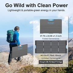 solar panel kit 400watt for EF ECOFLOW DELTA Pro 3 Portable Power Station 4096Wh