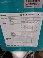 DARAN Portable Power Station 600W(1200W Surge) – 288Wh