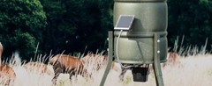 12V Solar Panel for Deer Feeder 1.7W Battery Charger Mount Alligator Clips Kit