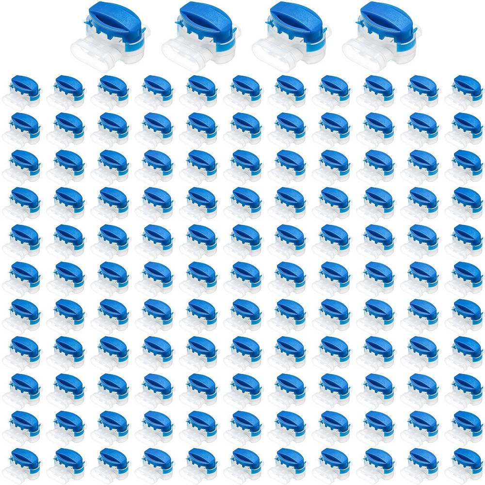 120 Pieces 3 Way Wire Connectors Locks Wire Connectors Electrical IDC 314-box…
