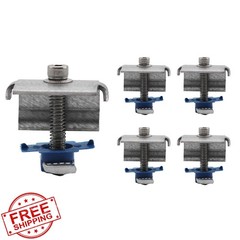 Adamax Solar Panel End Clamps 5PK