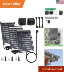 3 Pack 7W Solar Panel Compatible with Blink Outdoor 4 4th Gen/ 3rd Gen XT3 an…