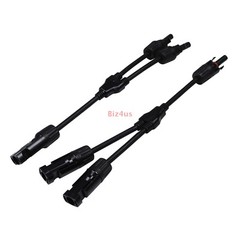 1Pair Solar Cable Splitter Waterproof IP67 2Y Branch Solar Panel Cable Connector