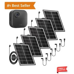5 Pack 5W Solar Panel Charger Compatible with All-New Blink Outdoor 4 4th Gen…