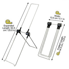 2 Sets Portable Folding Solar Panel Mounts Flexible Stable Mounting Accessories