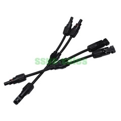 Solar MC-4 Photovoltaic Connector Y-Type Splitter Adapter with Waterproof NEW