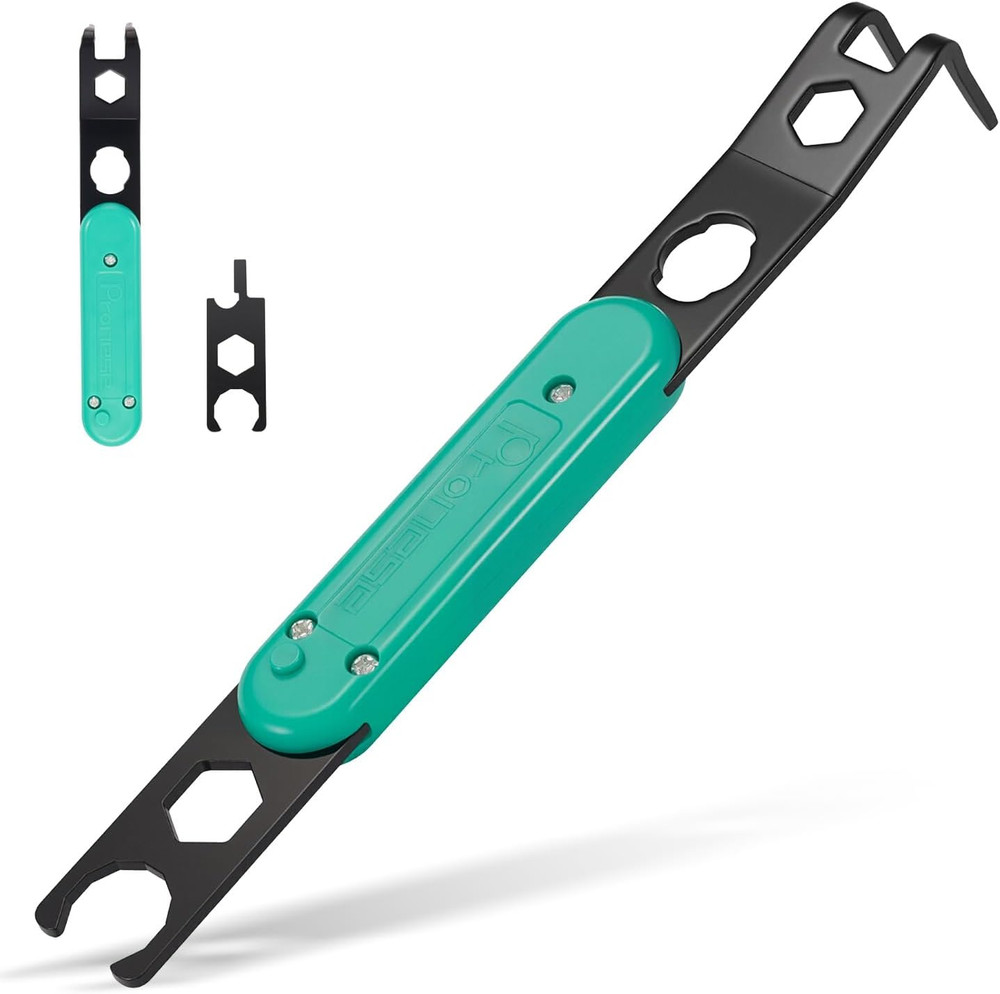 Metal Solar Mc4 Disconnect Tool Made by Heavy-Duty Steel, Spring-Loaded Slot