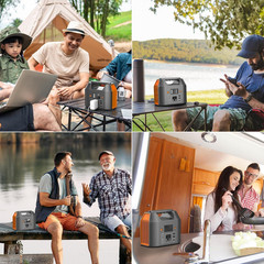 Portable Power Station 150W 155Wh Solar Generator 110V 42000Mah Portable Power B