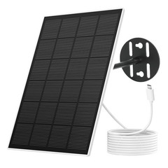 Solar Panel for Bird Feeder only, Type-C Charger, IP65 Waterproof for Outdoor…