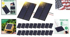 20 Pcs Small Solar Panels Bulk 6v 100ma Mini Polycrystalline Solar Cells DIY …