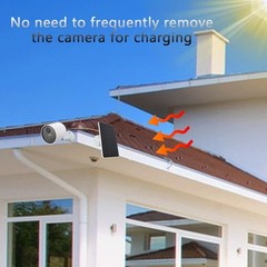 Solar Panel Compatible with SimpliSafe Outdoor Camera Series 2 Wireless, 4W 5…
