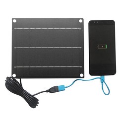 6W USB Solar Panel Charger High Efficiency Outdoor