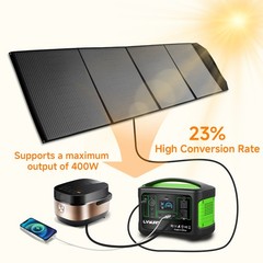 300W Portable Solar Panel Foldable Solar Cells for Power Station and Camping