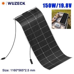 150 Watt Flexible Solar Panel 12V Monocrystalline Solar PV Charging For RV Boats