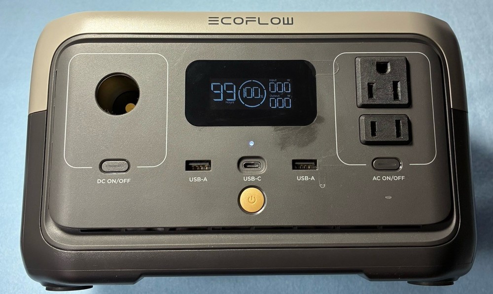 EcoFlow RIVER 2 US/Black/256Wh/300W(600W) 120V Portable Power Station