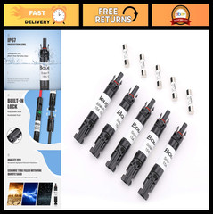 5PCS 15A Solar Fuse Holder Inline for Solar Panels & Controllers | Waterproof Fu