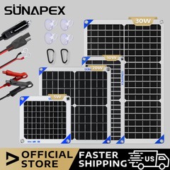 SUNAPEX 10 Watt Solar Car Battery Charger 12V Solar Trickle Charger & Maintainer