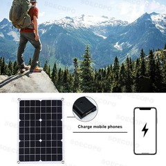 8000w 110v Solar Full Kit Inverter 300W Solar Panel Home 100A Controller SystdB